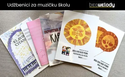 udžbenici za nižu i srednju muzičku školu Beomelody Beograd