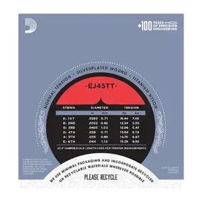 D'Addario Pro-Arté EJ45TT žice za klasičnu gitaru – unutrašnje pakovanje