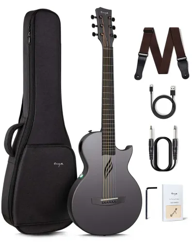 Enya Nova Go akustična gitara crna