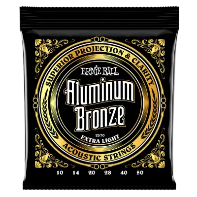 Ernie Ball Aluminum Bronze žice za akustičnu gitaru Extra Light 10-50