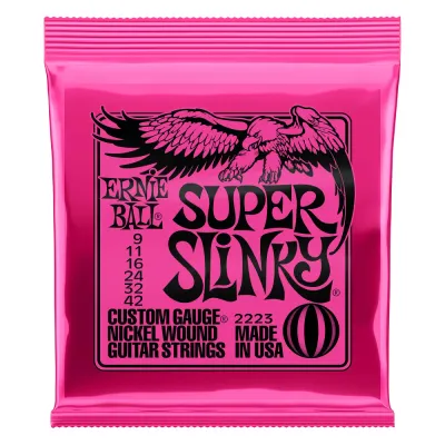 Ernie Ball Super Slinky P02223 žice za električnu gitaru 09-42