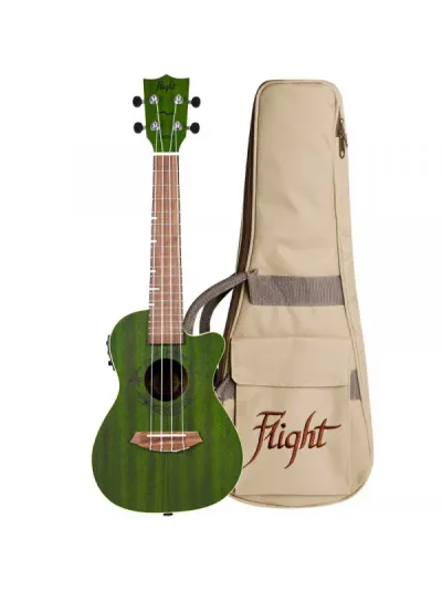 Flight DUC380 CEQ Jade elektroakustični koncertni ukulele