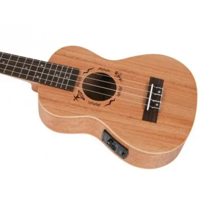 Flight DUC523 CEQ elektroakustični koncertni ukulele – telo iskosa