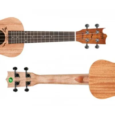 Flight DUC523 CEQ elektroakustični koncertni ukulele – vrat spreda i pozadi