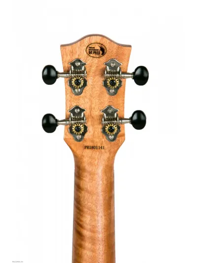 Flight DUS371 sopran ukulele sa torbom – glava vrata pozadi