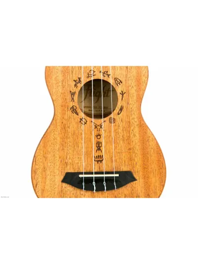 Flight DUS371 sopran ukulele sa torbom – telo izbliza