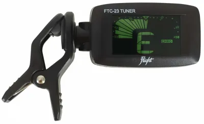 Flight F-230 BK akustična gitara set – štimer iz seta