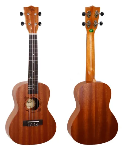 Flight NUC310 koncertni ukulele – prednja i zadnja strana