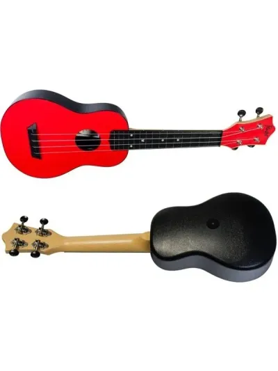 Flight TUS35RD Travel sopran ukulele – prednja i zadnja strana