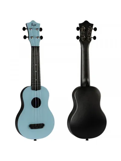 Flight UTS-35 Ether Ultra Travel sopran ukulele sa torbom – prednja i zadnja strana
