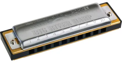 Hohner Big River usna harmonika C, E – pogled iskosa