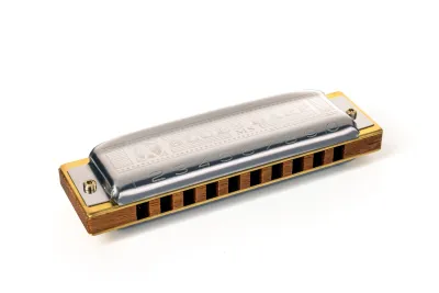 Hohner Blues Harp usna harmonika C, D, F, A, B – pogled iskosa