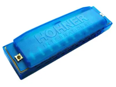 Hohner Happy usna harmonika C zelena, plava, crvena – plava boja