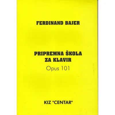 Pripremna škola za klavir – Ferdinand Bajer